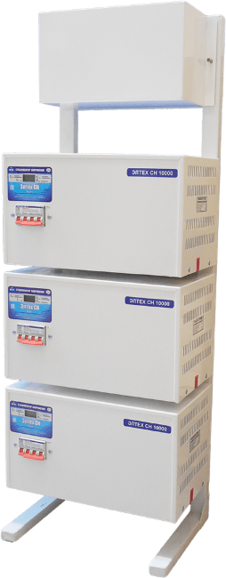 Трехфазный стабилизатор Элтех СН 10000*3 люкс в Волгодонске